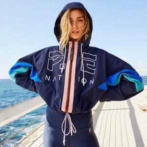 P.e nation blue windbreaker